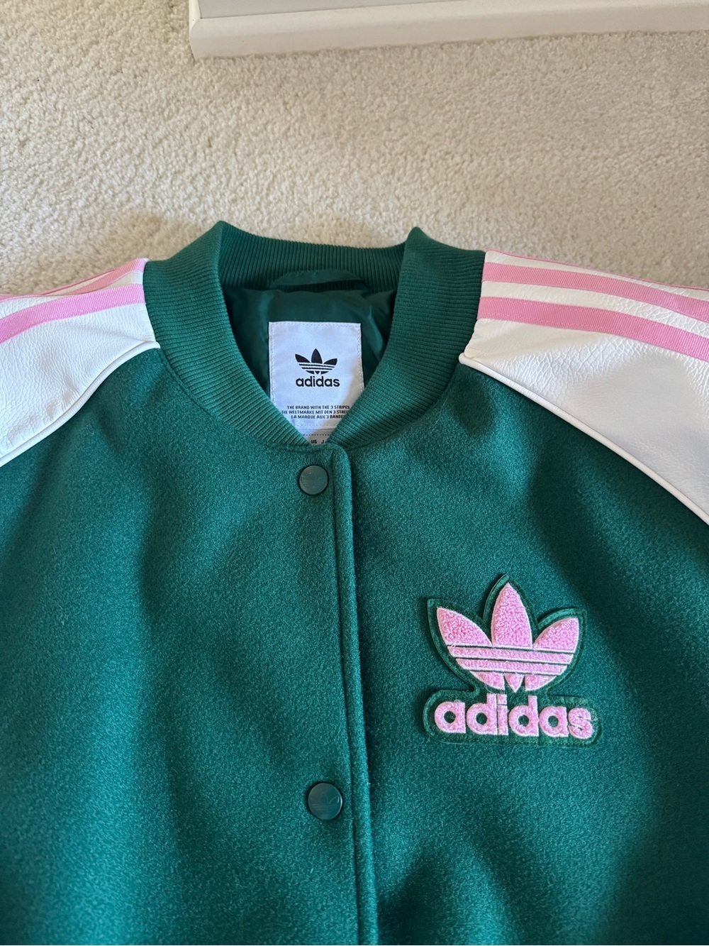 Adidas Originals Oversized Varsity Jacket - Picture 4 of 7